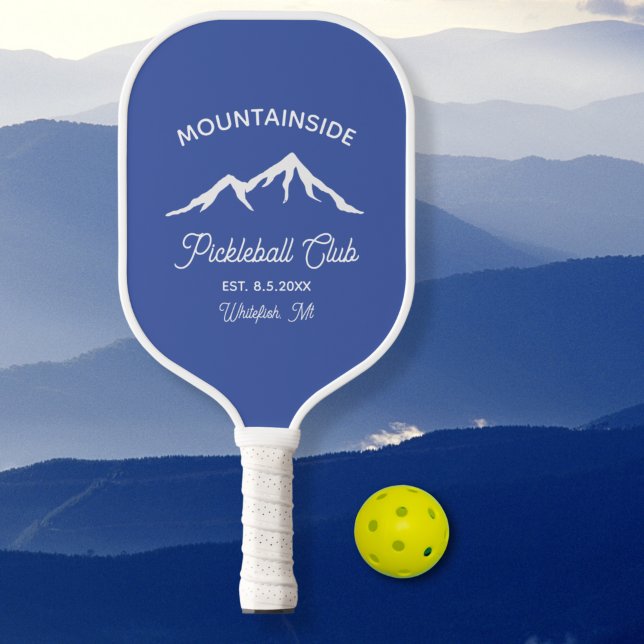 Mountain Peak, Pickleball Court Custom Text Paddle (Creator Uploaded)