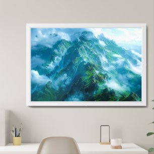 Mountain Peaks Framed Art