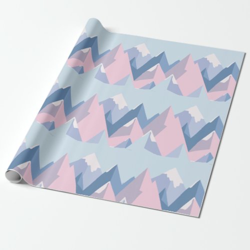 Mountain Peaks Wrapping Paper