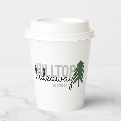Mountain Pine Cabin Vacation Rental _ Paper Cup