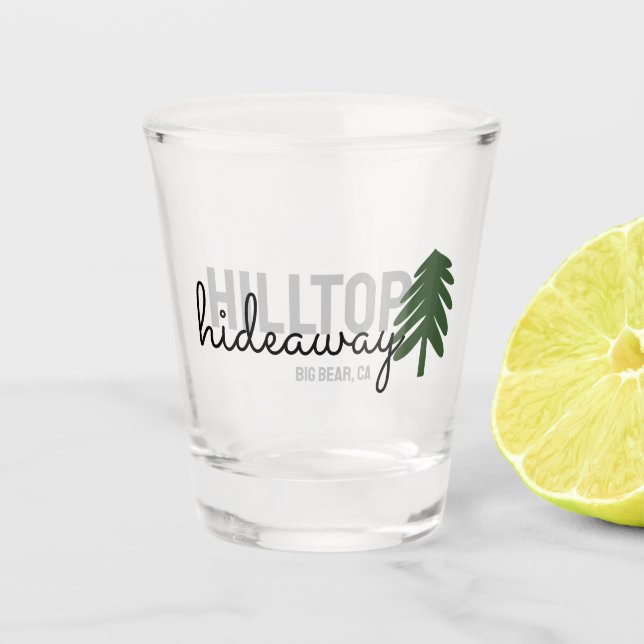 Mountain Pine Cabin Vacation Rental -  Shot Glass (Front)
