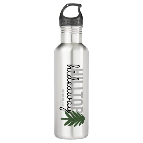 Mountain Pine Cabin Vacation Rental _ Water Bottle