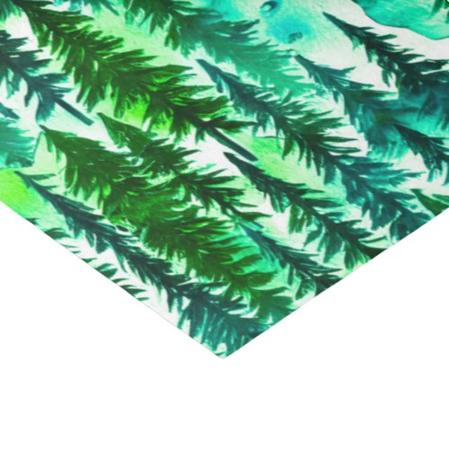 Mountain Pine Tree Forest  Tissue Paper