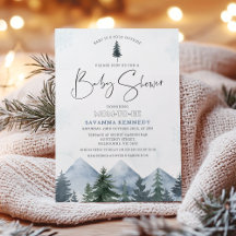 Mountain Pines Baby It's Cold Outside Baby Shower