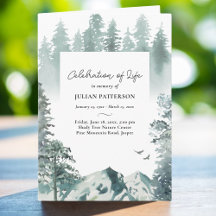 Mountain Pines Photo Celebration of Life Funeral