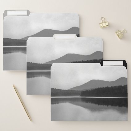 Mountain Pond Nature File Folder Set