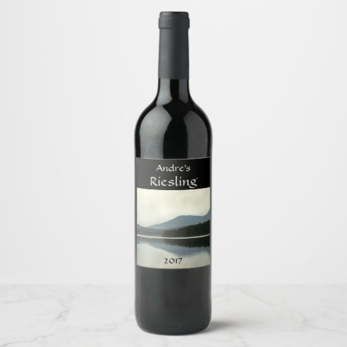 Mountain Pond White Wine Label