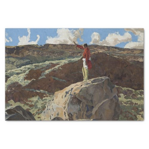 Mountain Prayer Western Art by Walter Ufer Tissue Paper