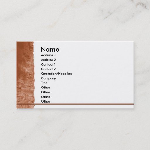 Customizable Mountain Profile Card Business Card