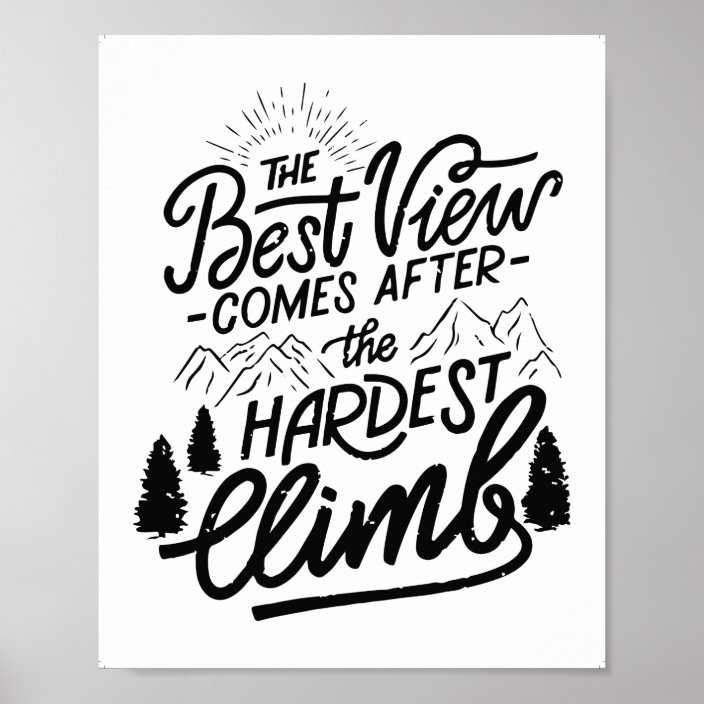 Mountain Quotes, Home Décor Prints | Zazzle.com