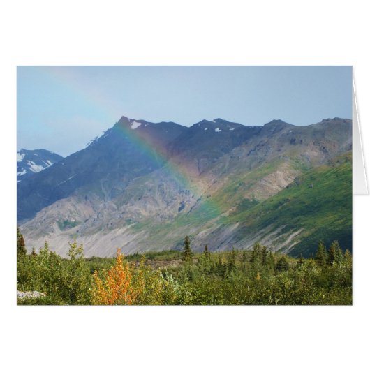 Mountain Raibow Alaska Cards (Front Horizontal)