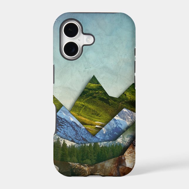 Mountain Range Iphone Case (Back)