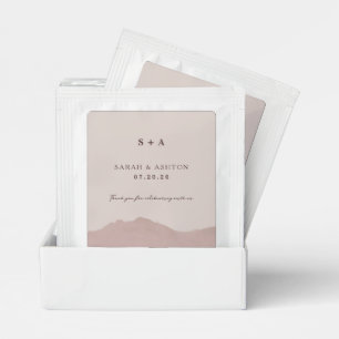 Mountain Range Wedding Tea Bag Drink Mix