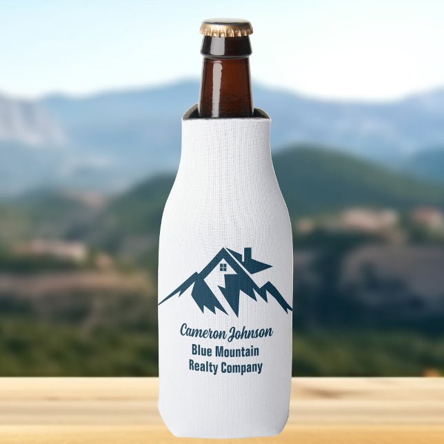 Mountain Real Estate Company Custom Marketing Bottle Cooler (Creator Uploaded)