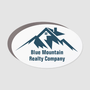 Mountain Real Estate Company Custom Marketing Car Magnet