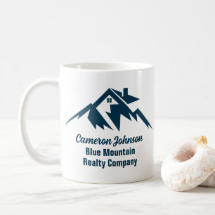 Mountain Real Estate Company Custom Realtor Coffee Mug