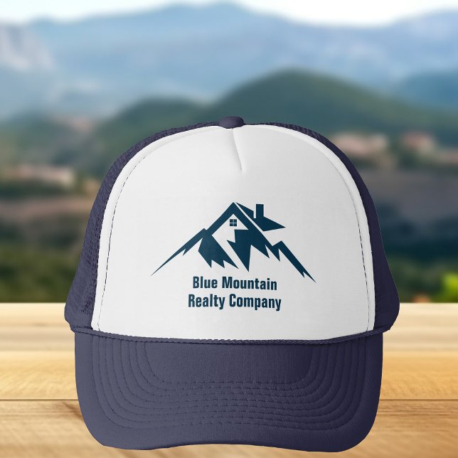 Mountain Real Estate Company Custom Realtor Trucker Hat (Creator Uploaded)