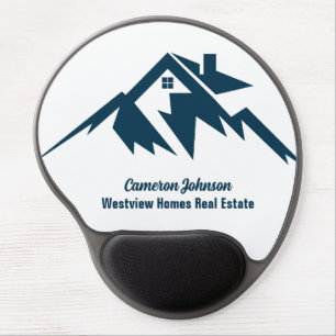 Mountain Real Estate Company Personalized Realtor Gel Mouse Pad
