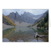 Mountain Reflection Banff Lake Blank Photo Card (Front Horizontal)