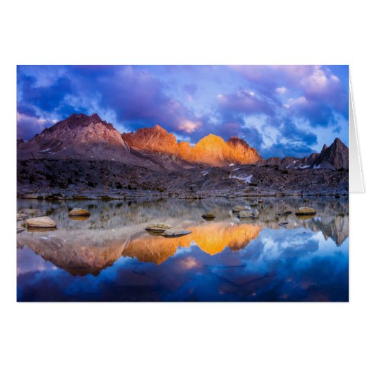 Mountain reflection, California Cards (Front Horizontal)