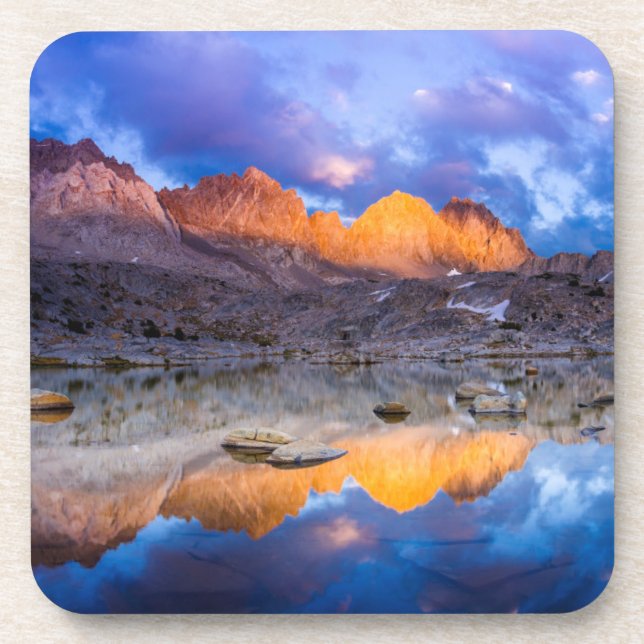 Mountain reflection, California Coaster (Front)