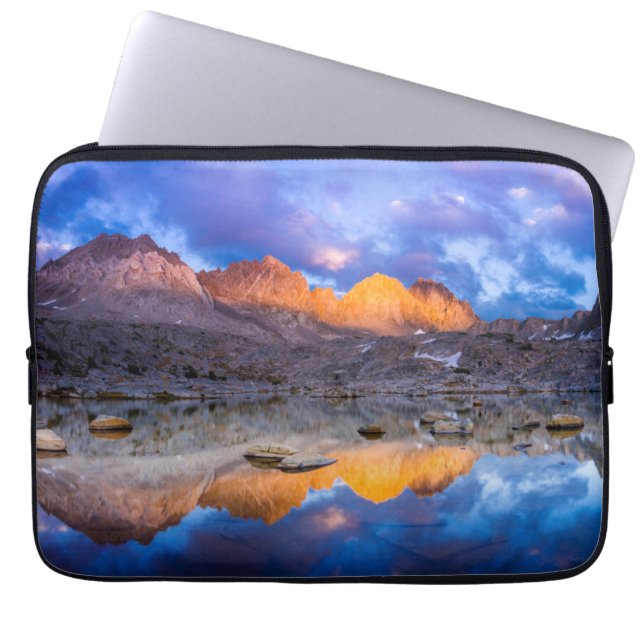 Mountain reflection, California Laptop Sleeve (Front)