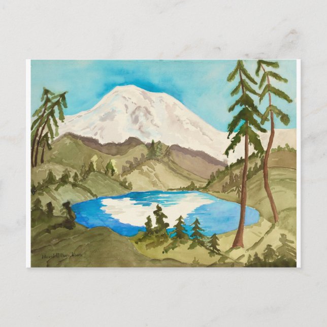 Mountain Reflection Postcard (Front)