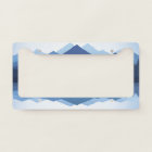 Mountain Reflections Design License Plate Frame