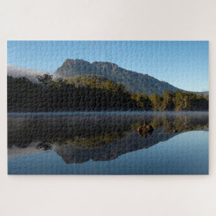 Mountain reflections in the lake, 1014 pieces jigsaw puzzle
