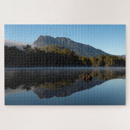 Mountain reflections in the lake 1014 pieces jigsaw puzzle