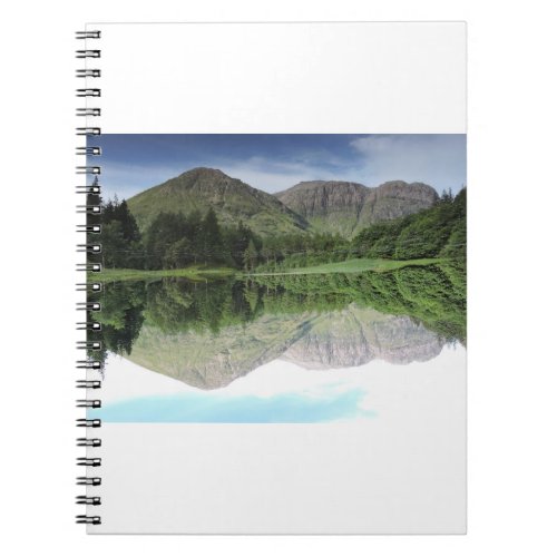 Mountain reflector notebook