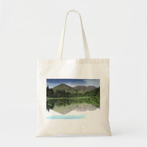 Mountain reflector tote bag