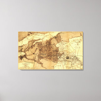 Mountain Region North and West of Peking China Canvas Print