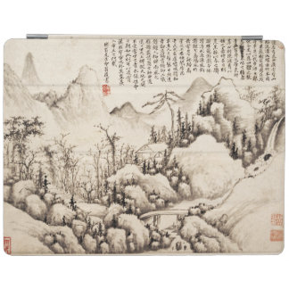 "Mountain Retreat" Chinese vintage art print iPad Smart Cover