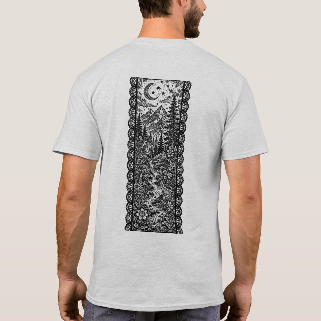 Mountain Ribbon T-Shirt (Back)
