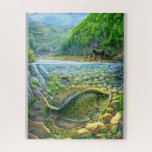 Mountain River Fish Jigsaw Puzzle at Zazzle