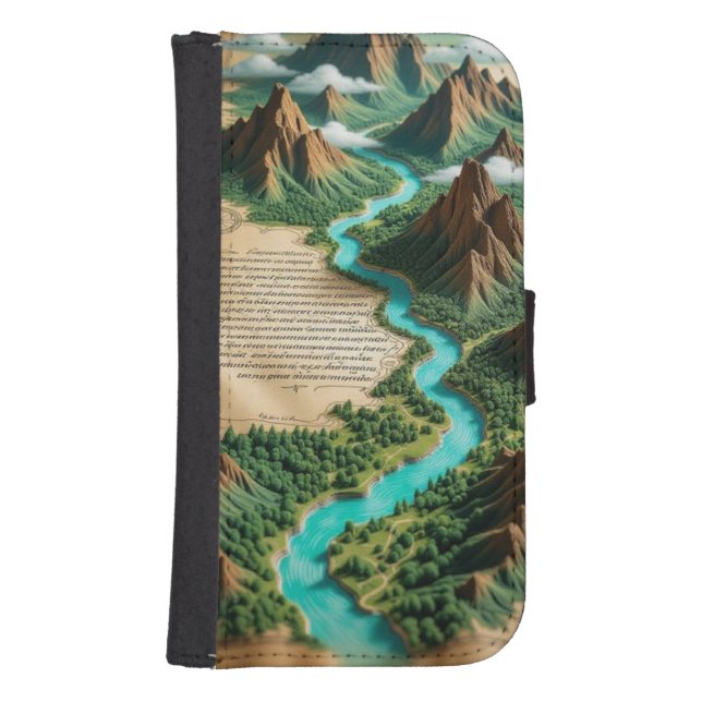 Mountain river samsung galaxy wallet case (Front)