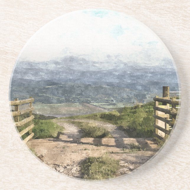 MOUNTAIN ROAD DRINK COASTER (Front)