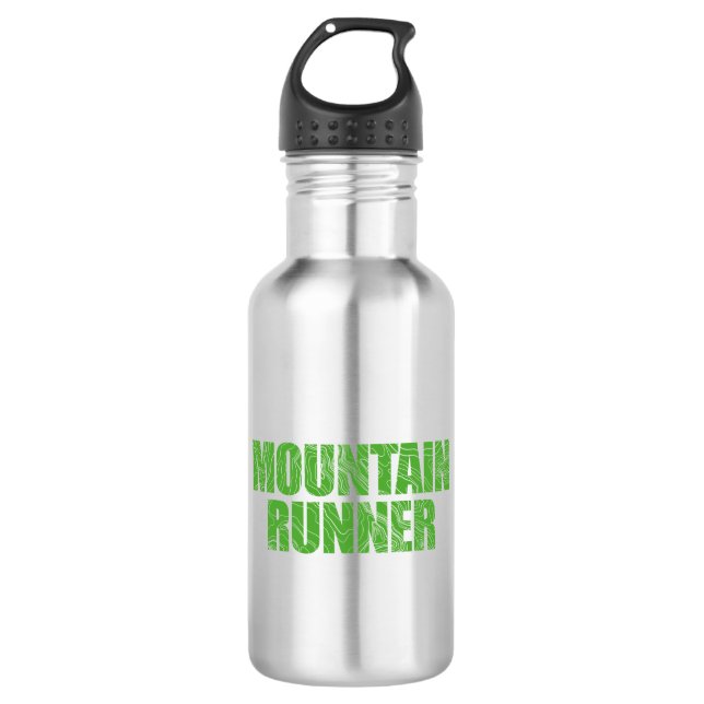 Mountain Runner Stainless Steel Water Bottle (Front)