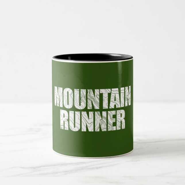 Mountain Runner Two-Tone Coffee Mug (Center)