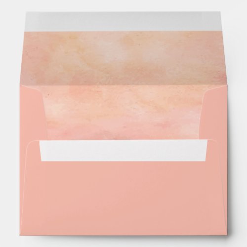 Mountain Rustic Sunset Watercolor Coral Envelope - When it comes to wedding stationery woodland styles kick off the theme for a magical evening or an entire wedding weekend in the mountains Set the tone of your rustic wedding with this mountain-inspired design featuring a watercolor sunset mountain scene background.