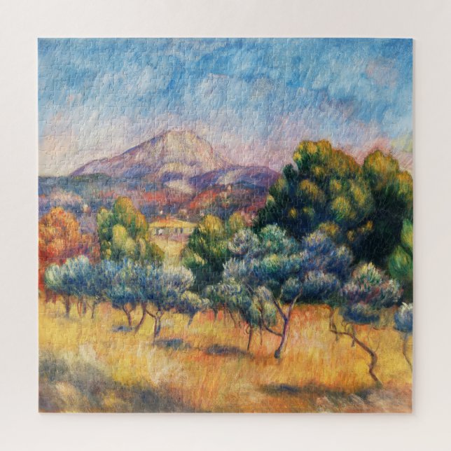 Mountain Sainte-Victoire Paysage by Renoir Jigsaw Puzzle (Vertical)