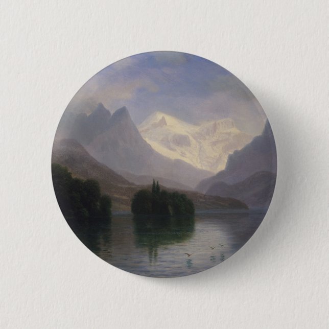 Mountain Scene Button (Front)