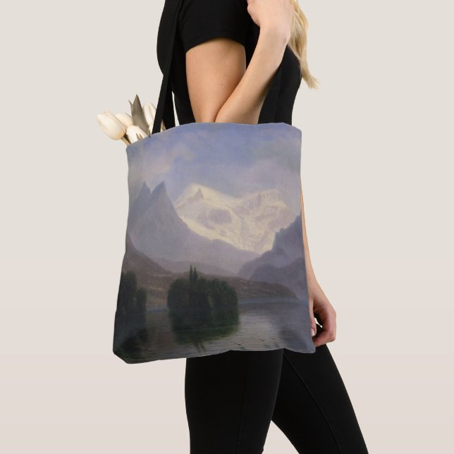 Mountain Scene Tote Bag (Close Up)