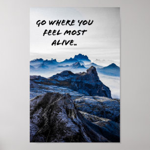 Mountain Scenery Poster