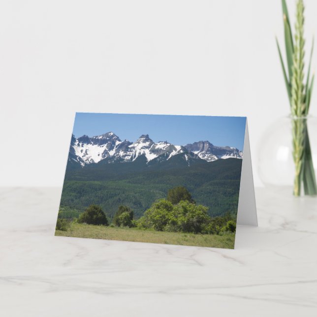 Mountain Scenic Blank Notecard (Front)
