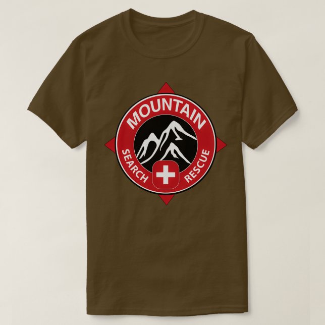 Mountain Search amp Rescue  T-Shirt (Design Front)