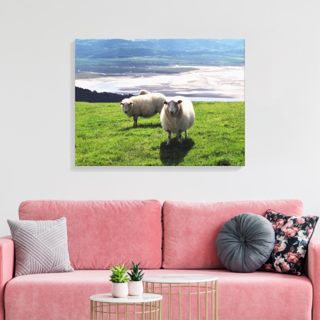 MOUNTAIN SHEEP CANVAS PRINT (Insitu(LivingRoom))