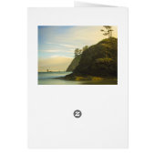 Mountain Side Ocean View Cards (Back)