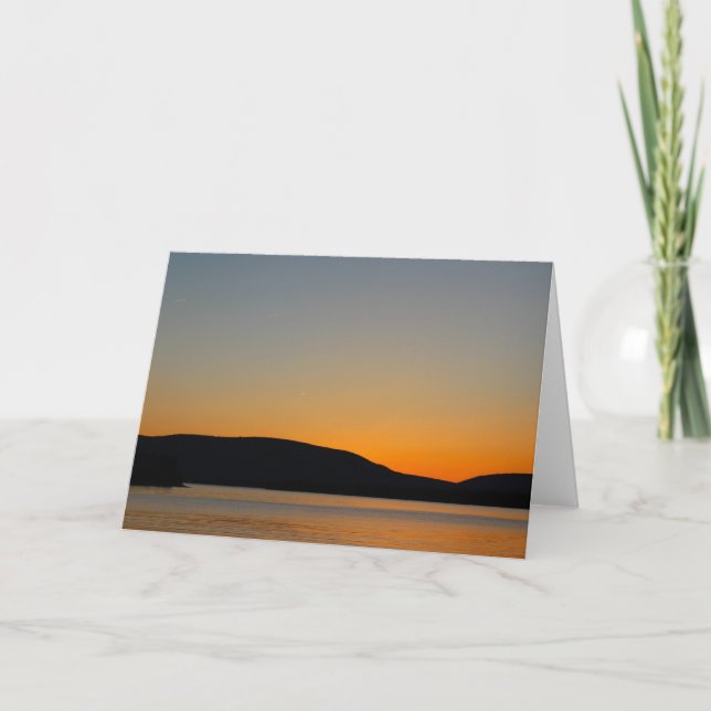 Mountain Silhouette Card (Front)